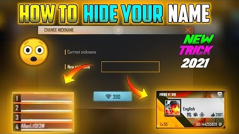 How to write invisible name in free fire | How to hide your name in free fire | Hide name in FF.