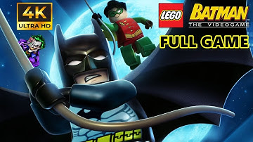 Lego Batman: The Videogame Full Game Longplay Walkthrough (4K 60FPS)