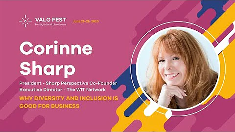 Valo Fest - Corinne Sharp: Why Diversity and Inclu...