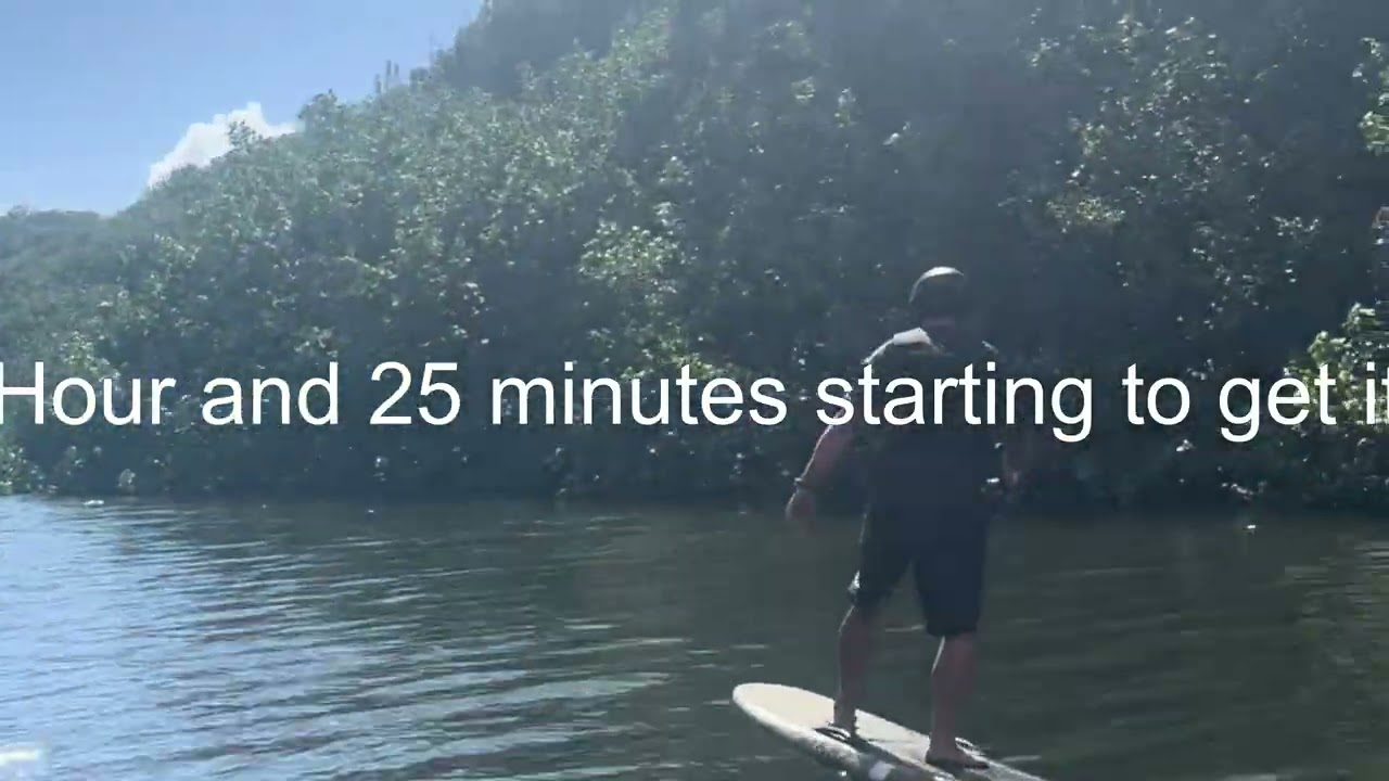 E-Foiling for the first time.