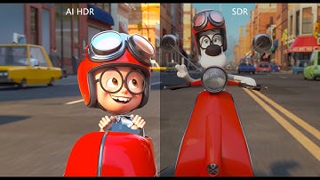 SDR VIDEO TO HDR VIDEO AI CONVERSION