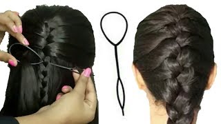 1 minute FRENCH CLASSIC BRAID WITH HAIR TOOL (BEGINNERS MUST WATCH)