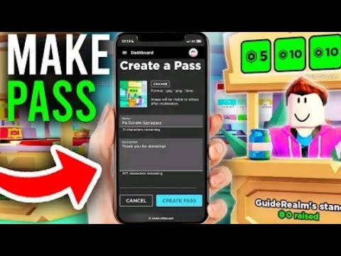 how to make a pass in pls donate on mobile thumbnail by ...