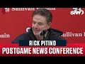 Rick Pitino on St. John's cruising past overmatched Quinnipiac, Saturday's showdown with Alabama