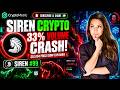SIREN Crypto 33% Volume Crash! $0.5194 Price Dump Explained 🚨