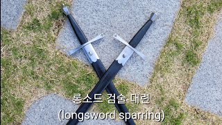 롱소드 검술 대련 (longsword sparring)