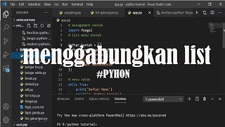 Menggabungkan dua buah list