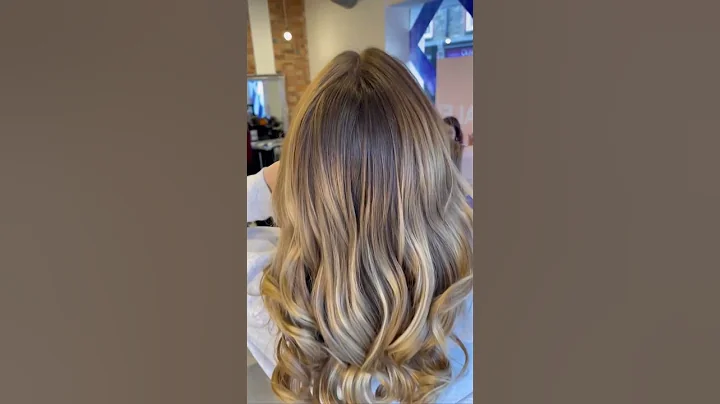 FUL London's Styling Spray on Blonde Balayage Hair for Shine