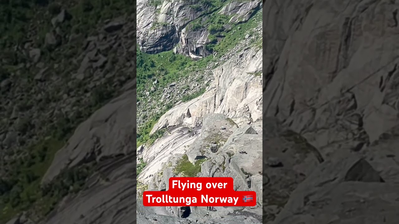 flying over Trolltunga in Norway by helicopter willing be posting more.! 