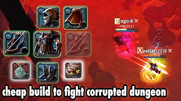 Albion online - cheap build to fight corrupted dungeon