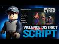 Violence District Script *NO KEY* - Auto Parry, Gate TP, No Cooldown, SkillCheck &amp; More!