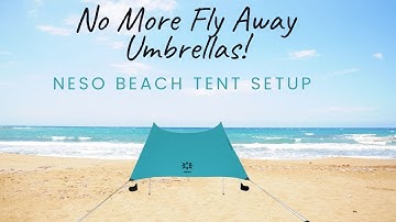 How to Set Up a Neso Beach Tent | Fast, Easy, Wind-Proof Shade!