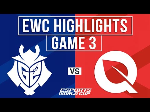 G2 vs FLY Highlights Game 3 | EWC 2024 Quarterfinals | G2 Esports vs FlyQuest