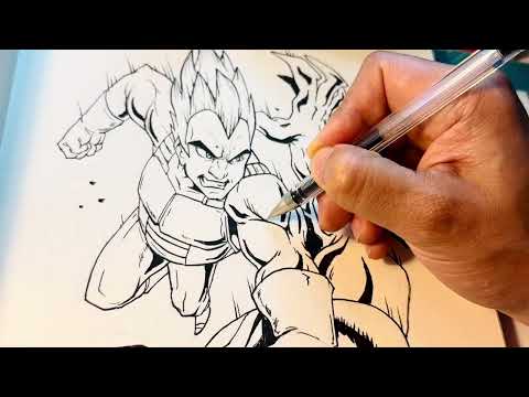 Drawing Detail Like a Pro: Venom vs Dragonball