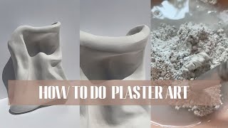 Celebrity HOW TO DO PLASTER ART - canvas, wire mesh and plaster Profile