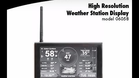 Manual / Instructions for AcuRite Pro Weather Station with Lightning Detector,