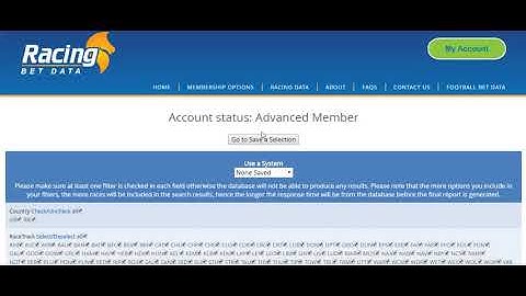 Create a betting system and extract data to Excel