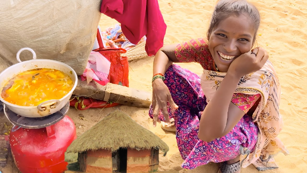 சாலை ஓரம் வாழும் மக்களின் ஒரு நாள் சமையல் @Radhamuthu133 