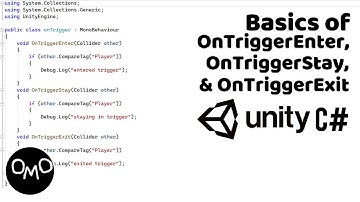 The Basics of OnTriggerEnter, OnTriggerStay, & OnTriggerExit in Unity C#