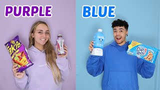 Eating Only ONE Color Of Food For 24 Hours!