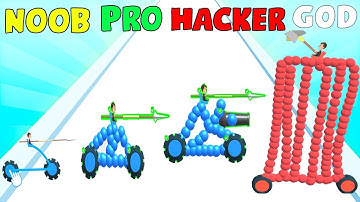 NOOB vs PRO vs HACKER vs GOD in Draw Joust