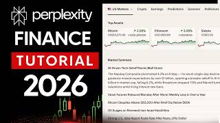 How To Use Perplexity Finance Tutorial (Automate Investment Research, Research Stocks)