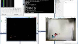 Kinect + Visual Studio + OpenCV, Image Processing of two moving Asuro cars