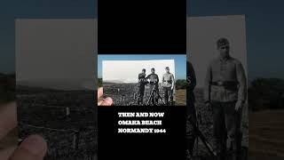 Then and Now | Omaha beach, Normandy 1944 #omaha #normandy #beach #trip #adventure