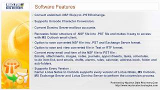Athlete Statistics Lotus Notes to Outlook Conversion Tool