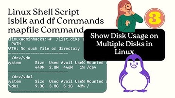 Bash Script: How to show disk space usage of all disks in Linux