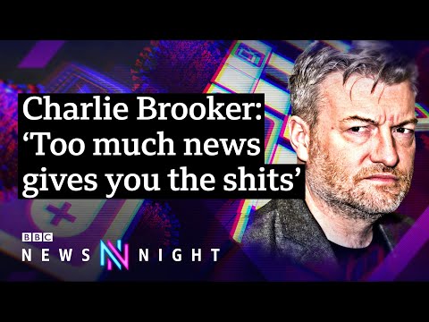 Charlie Brooker: 'The world has stolen my nightmare fuel' with Covid19 - BBC Newsnight