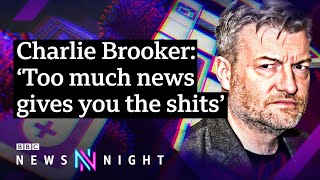 Charlie Brooker: 'The world has stolen my nightmare fuel' with Covid19 - BBC Newsnight