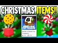 EVERY CHRISTMAS ITEM!! | Build a Boat for Treasure ROBLOX