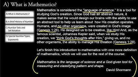 Shormann Precalculus, Lecture 1