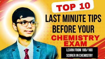 Last-Minute Strategy by Sirsha Sir [IIT Kgp | Chem 100/100] CBSE Chemistry Board Exam