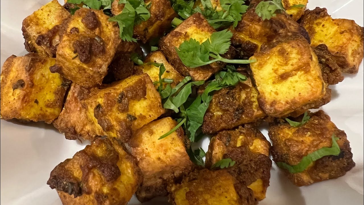 Air fried paneer 65 by chef dipna YouTube