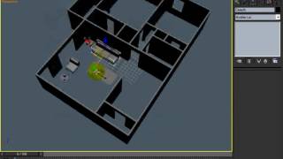 3ds max Merge Room