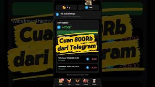 800rb cuma dari Telegram Airdrop. Gratis bisa langsung Withdraw. #Airdrop #telegrambot