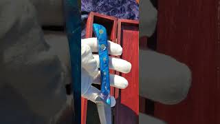"Blue Ice" Blade, Sheath and presentation Box.