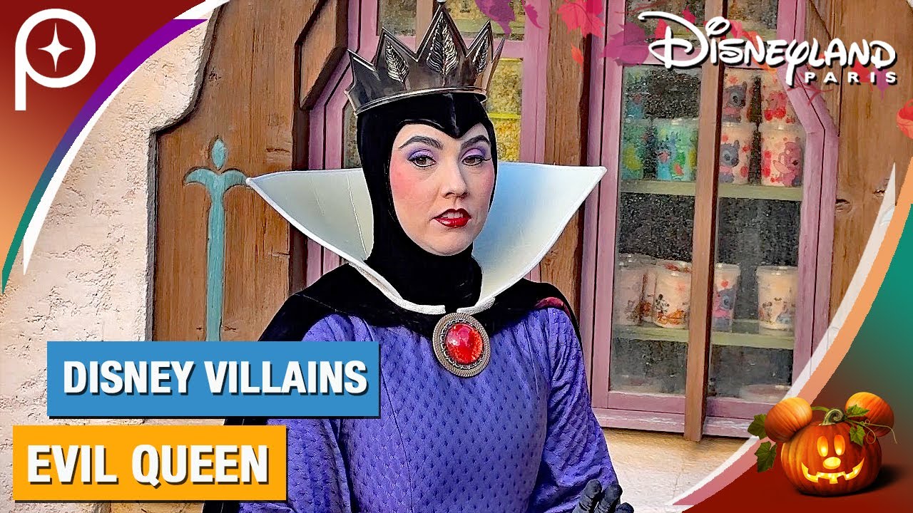 🍎 DISNEY VILLAINS: Evil Queen from Snow White at Disneyland Paris