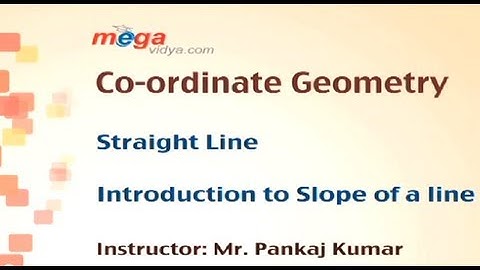 Co-ordinate Geometry Part-01