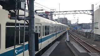 【小田急 町田駅のホームから】2000形発車と8000形到着