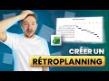 Comment créer un RETROPLANNING sur EXCEL ?
