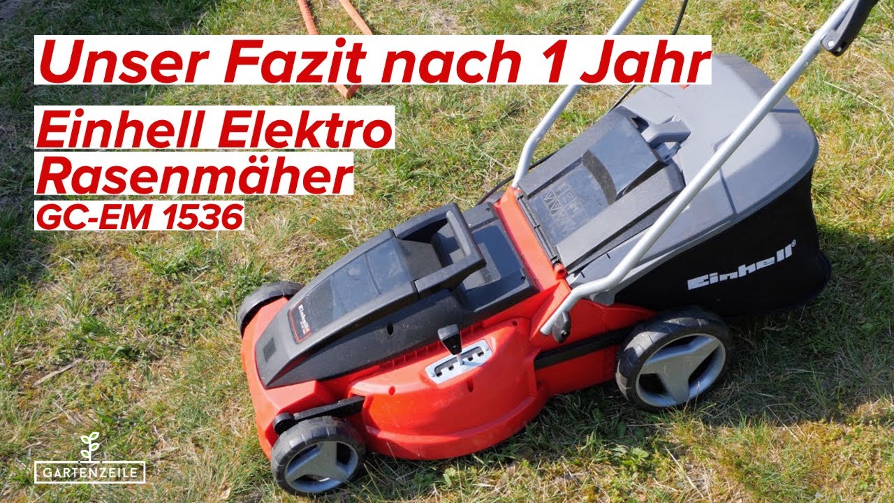 FAZIT zum Einhell Elektro-Rasenmäher GC-EM 1536