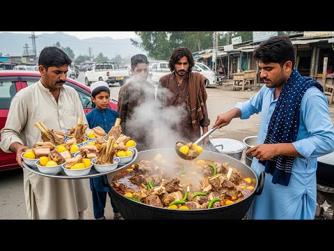 Breakfast in Afghanistan | Cheap roadside breakfast | Street food