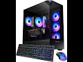 iBUYPOWER Element Black Gaming PC Desktop Computer AMD Ryzen 7 8700F CPU, NVIDIA