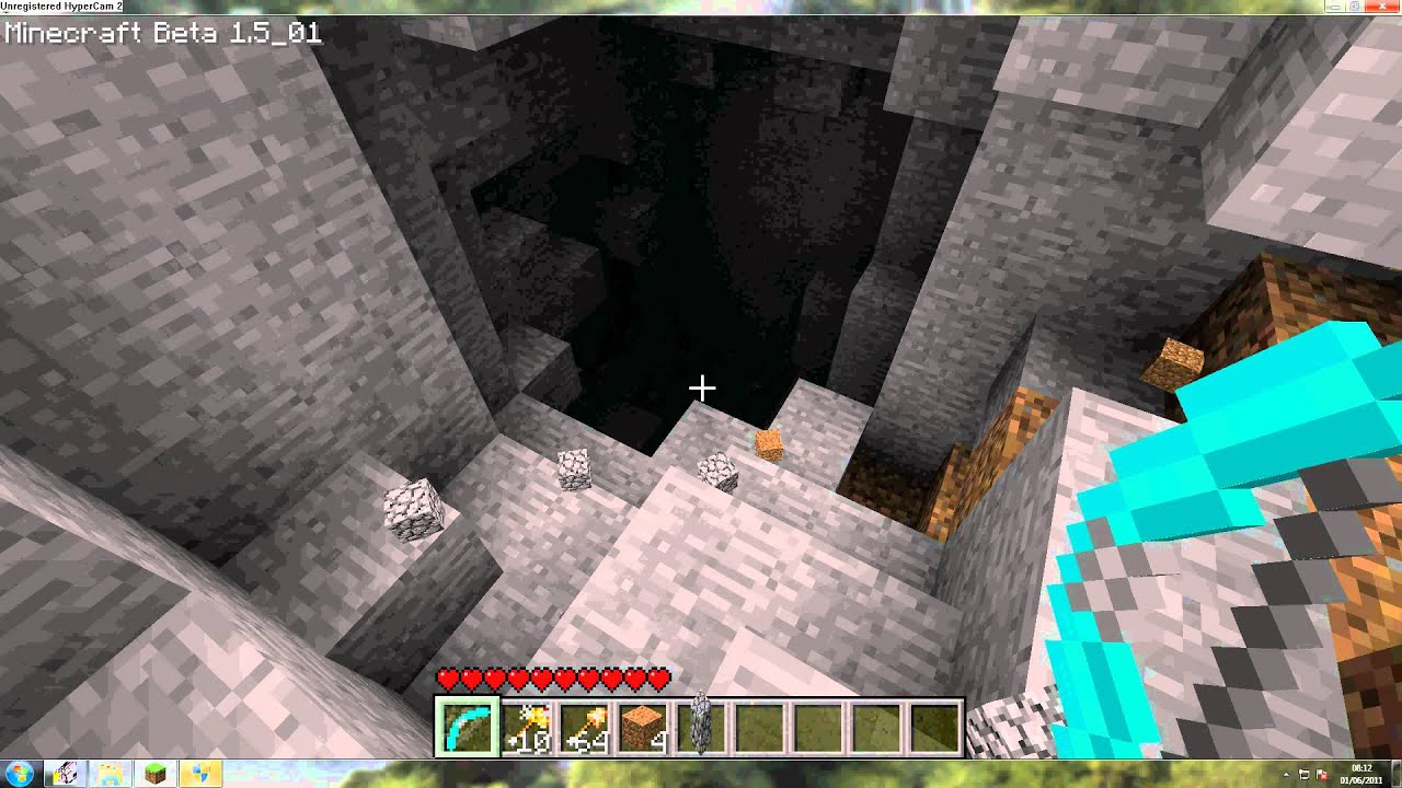 MINECRAFT-Comment faire un GROS trou !!!! - YouTube