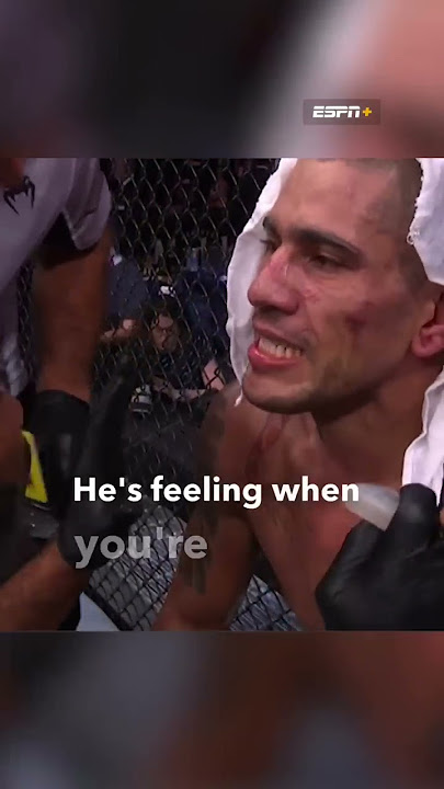 Alex Pereira's corner two minutes before he became a UFC champion