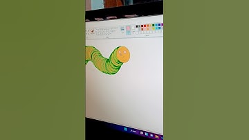 Ms Paint me snake draw how to? tricks #viral #shorts #youtubeshorts