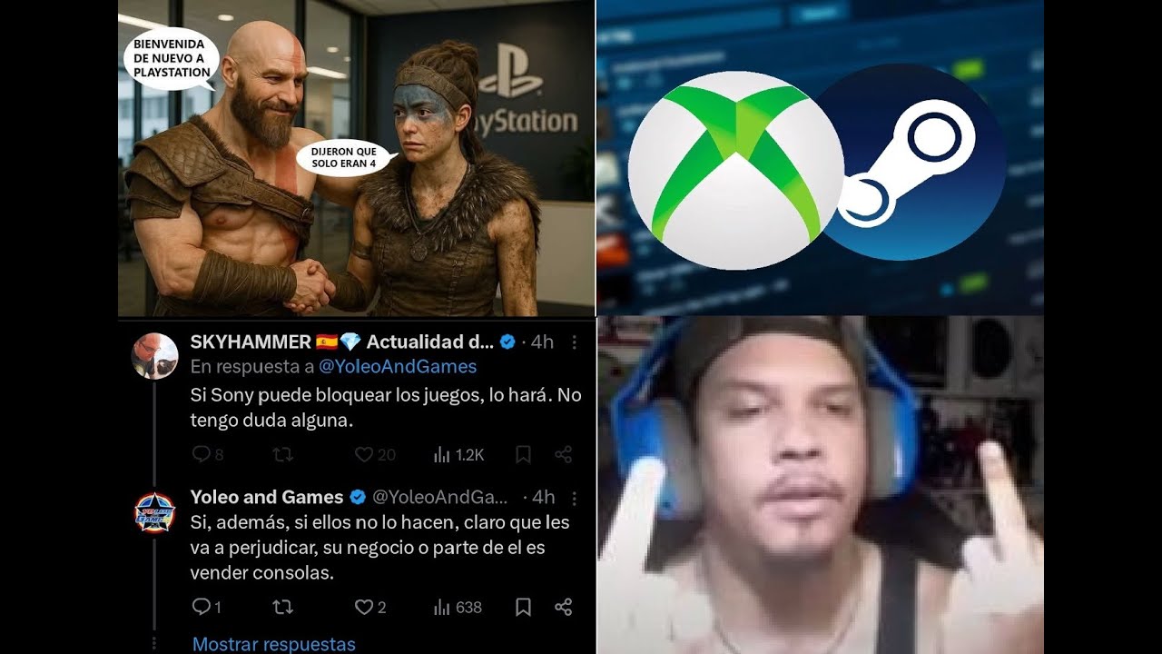 HELLBALDE II A 60 FPS EN PS5 PRO - SONY BLOQUEA JUEGOS EX XBOX MACHINE CON STEAM PROPIOS